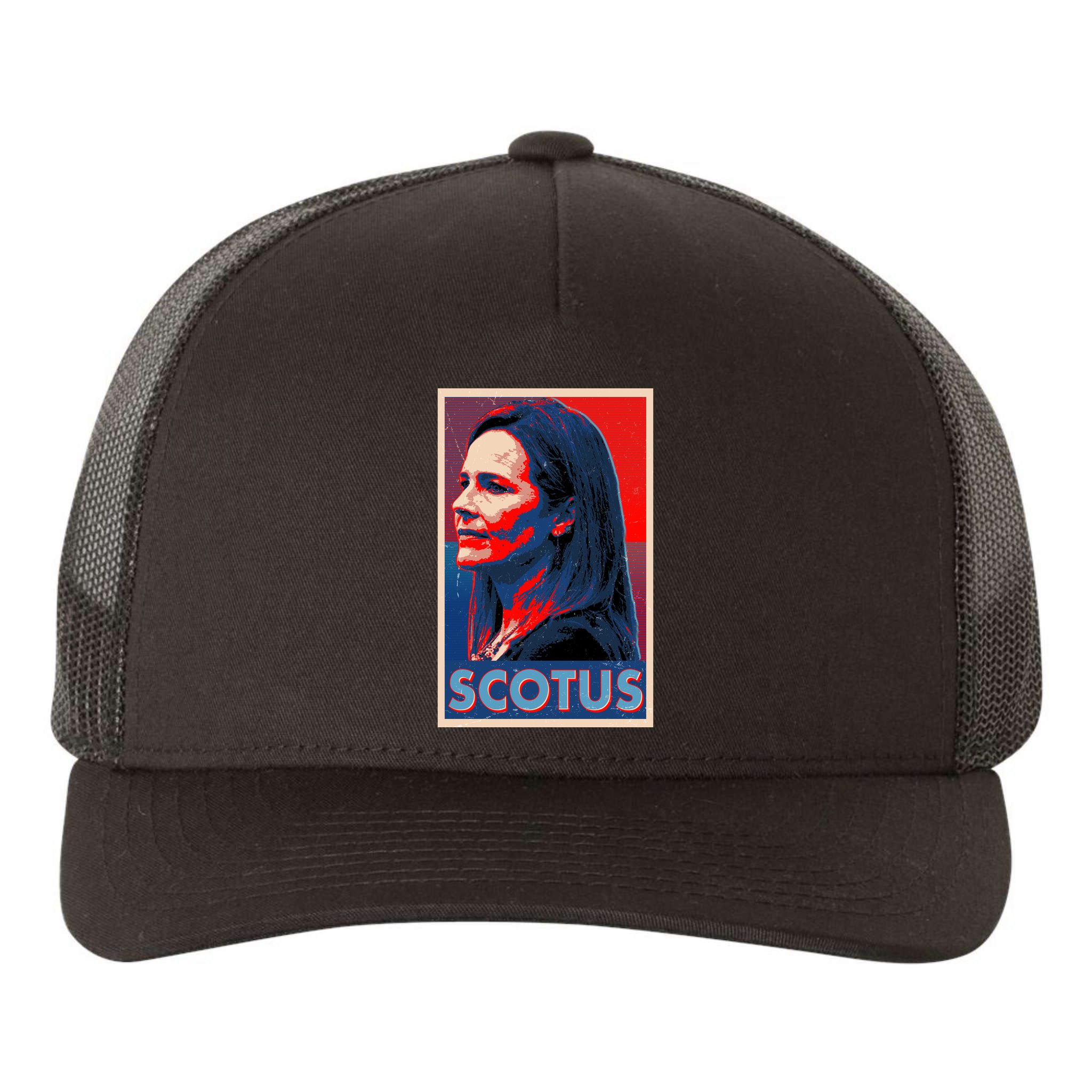 Vintage SCOTUS Amy Coney Barrett Poster Yupoong Adult 5-Panel Trucker Hat
