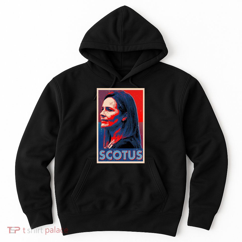 Vintage SCOTUS Amy Coney Barrett Poster Hoodie