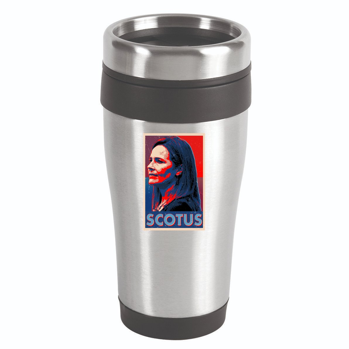 Vintage SCOTUS Amy Coney Barrett Poster 16oz Travel Tumbler