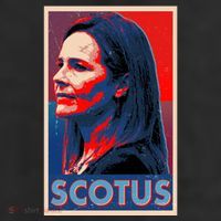 Vintage SCOTUS Amy Coney Barrett Poster Trucker Hat