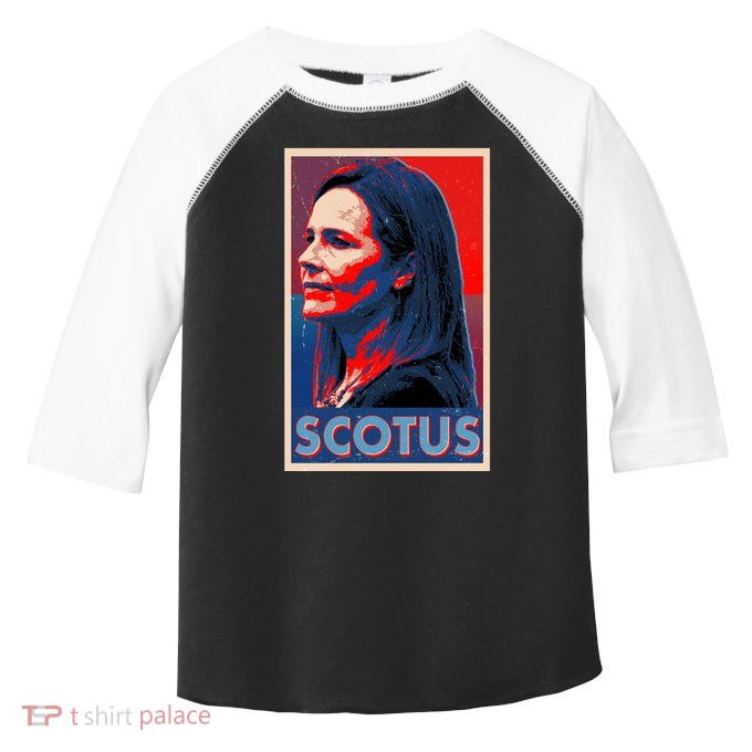 Vintage SCOTUS Amy Coney Barrett Poster Toddler Fine Jersey T-Shirt