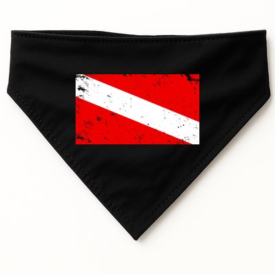 Vintage Scuba Diver Flag  USA-Made Doggie Bandana