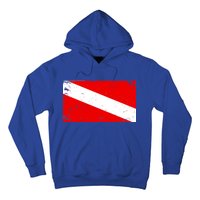 Vintage Scuba Diver Flag  Hoodie