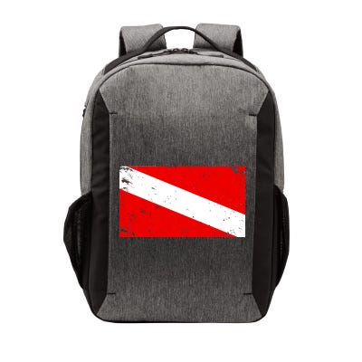 Vintage Scuba Diver Flag  Vector Backpack