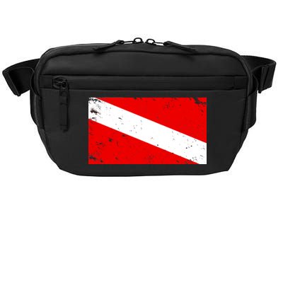 Vintage Scuba Diver Flag  Crossbody Pack