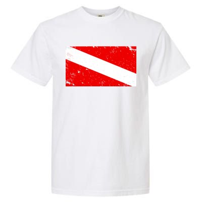 Vintage Scuba Diver Flag  Garment-Dyed Heavyweight T-Shirt