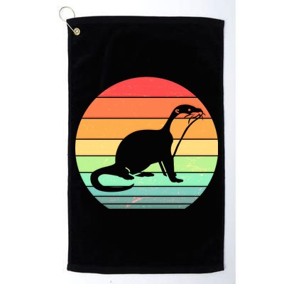 Vintage Sea Otter  Platinum Collection Golf Towel