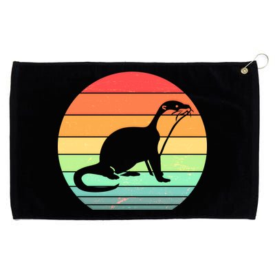 Vintage Sea Otter  Grommeted Golf Towel