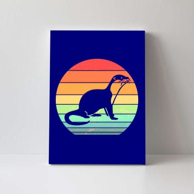 Vintage Sea Otter  Canvas