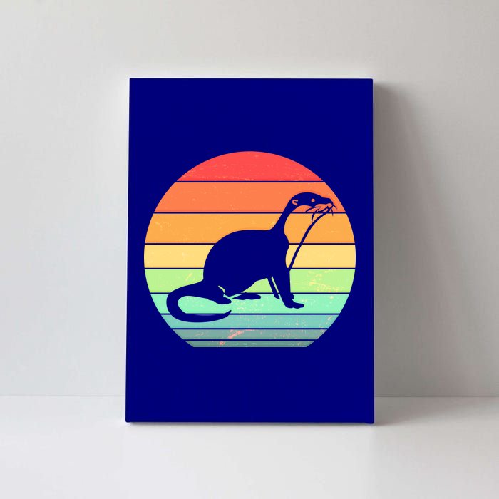 Vintage Sea Otter  Canvas