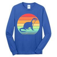 Vintage Sea Otter  Tall Long Sleeve T-Shirt