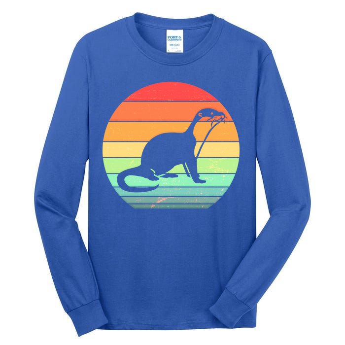 Vintage Sea Otter  Tall Long Sleeve T-Shirt