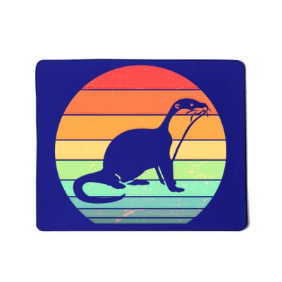 Vintage Sea Otter  Mousepad