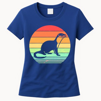 Vintage Sea Otter  Womens T-Shirt