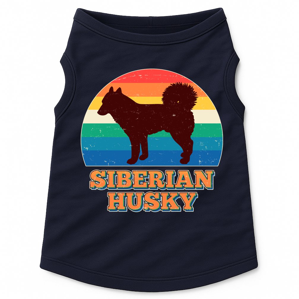 Vintage Siberian Husky Doggie Tank