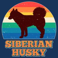Vintage Siberian Husky Cooling Performance Crew T-Shirt