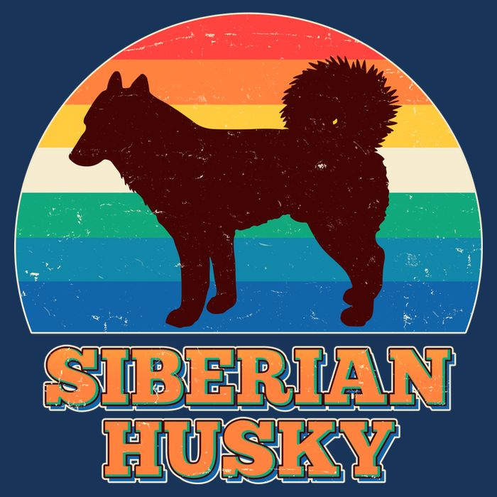 Vintage Siberian Husky Cooling Performance Crew T-Shirt