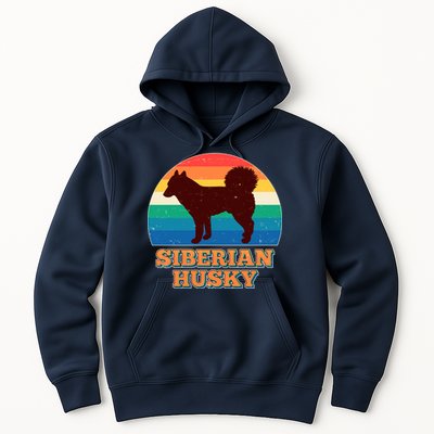 Vintage Siberian Husky Hoodie