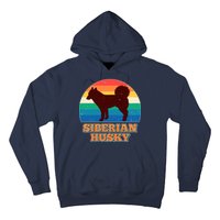 Vintage Siberian Husky Hoodie