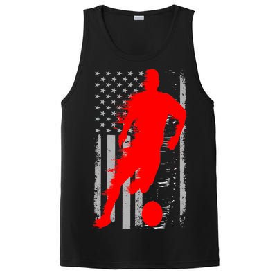 Vintage Soccer American Flag USA  PosiCharge Competitor Tank