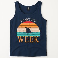 Vintage Sorry I Can't It's Week Funny Shark Tank Top
