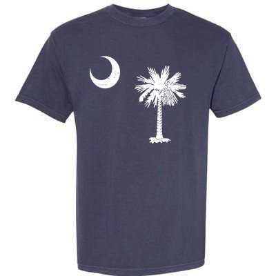 Vintage South Carolina Flag Palmetto Moon  Garment-Dyed Heavyweight T-Shirt