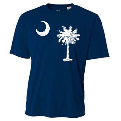 Vintage South Carolina Flag Palmetto Moon  Cooling Performance Crew T-Shirt