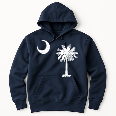 Vintage South Carolina Flag Palmetto Moon  Hoodie