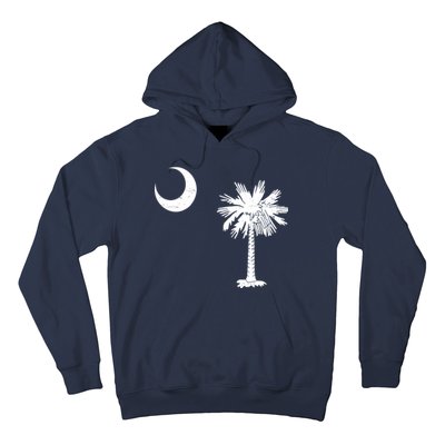 Vintage South Carolina Flag Palmetto Moon  Hoodie