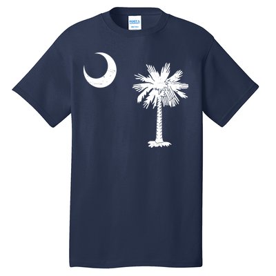 Vintage South Carolina Flag Palmetto Moon  Tall T-Shirt