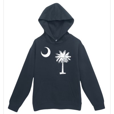 Vintage South Carolina Flag Palmetto Moon  Urban Pullover Hoodie