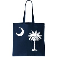 Vintage South Carolina Flag Palmetto Moon  Tote Bag