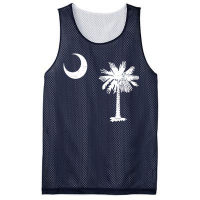 Vintage South Carolina Flag Palmetto Moon  Mesh Reversible Basketball Jersey Tank