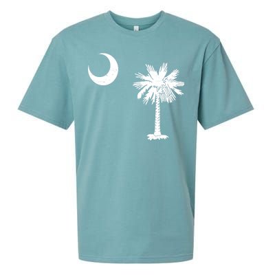 Vintage South Carolina Flag Palmetto Moon  Sueded Cloud Jersey T-Shirt