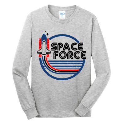 Vintage Space Force Emblem Tall Long Sleeve T-Shirt