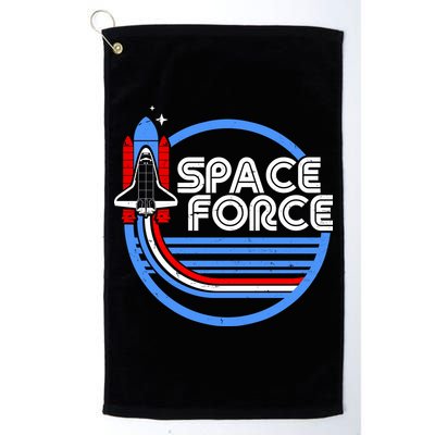 Vintage Space Force Emblem Golf Towel