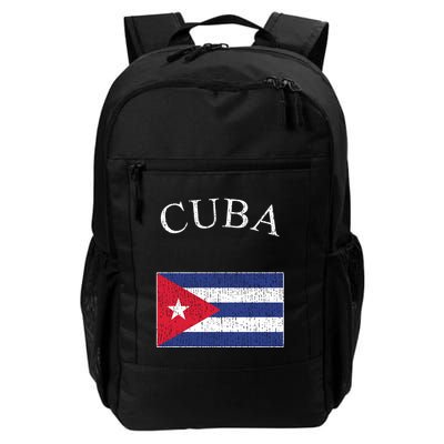 Vintage Sports Design Cuban Flag Backpack