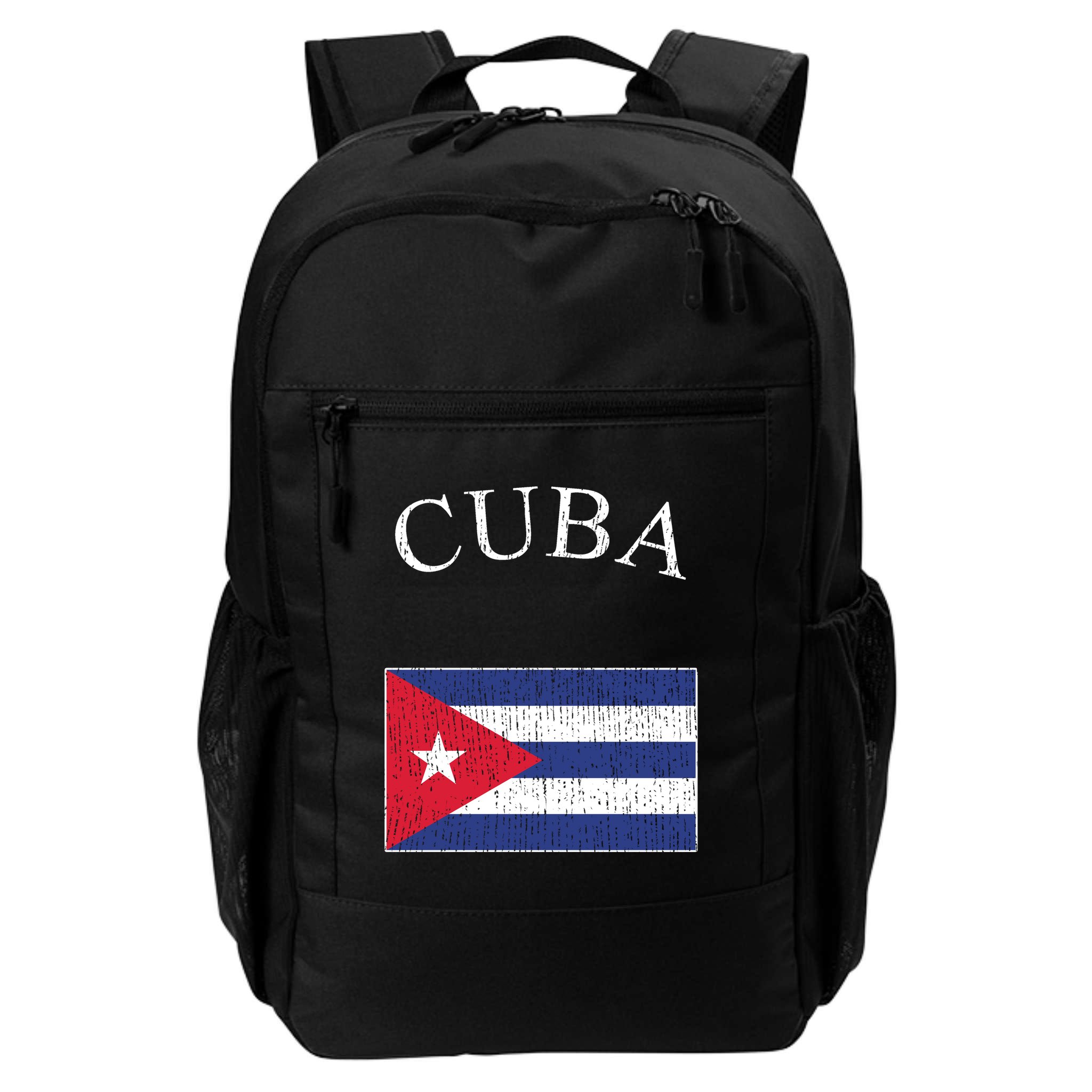 Vintage Sports Design Cuban Flag Backpack