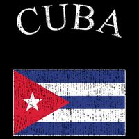 Vintage Sports Design Cuban Flag Backpack