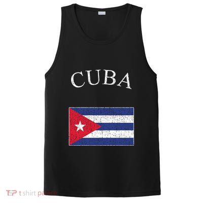 Vintage Sports Design Cuban Flag PosiCharge Competitor Tank