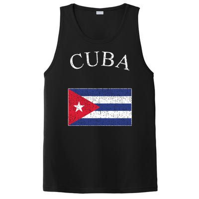 Vintage Sports Design Cuban Flag PosiCharge Competitor Tank