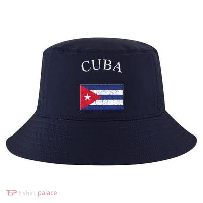 Vintage Sports Design Cuban Flag Cool Comfort Performance Bucket Hat