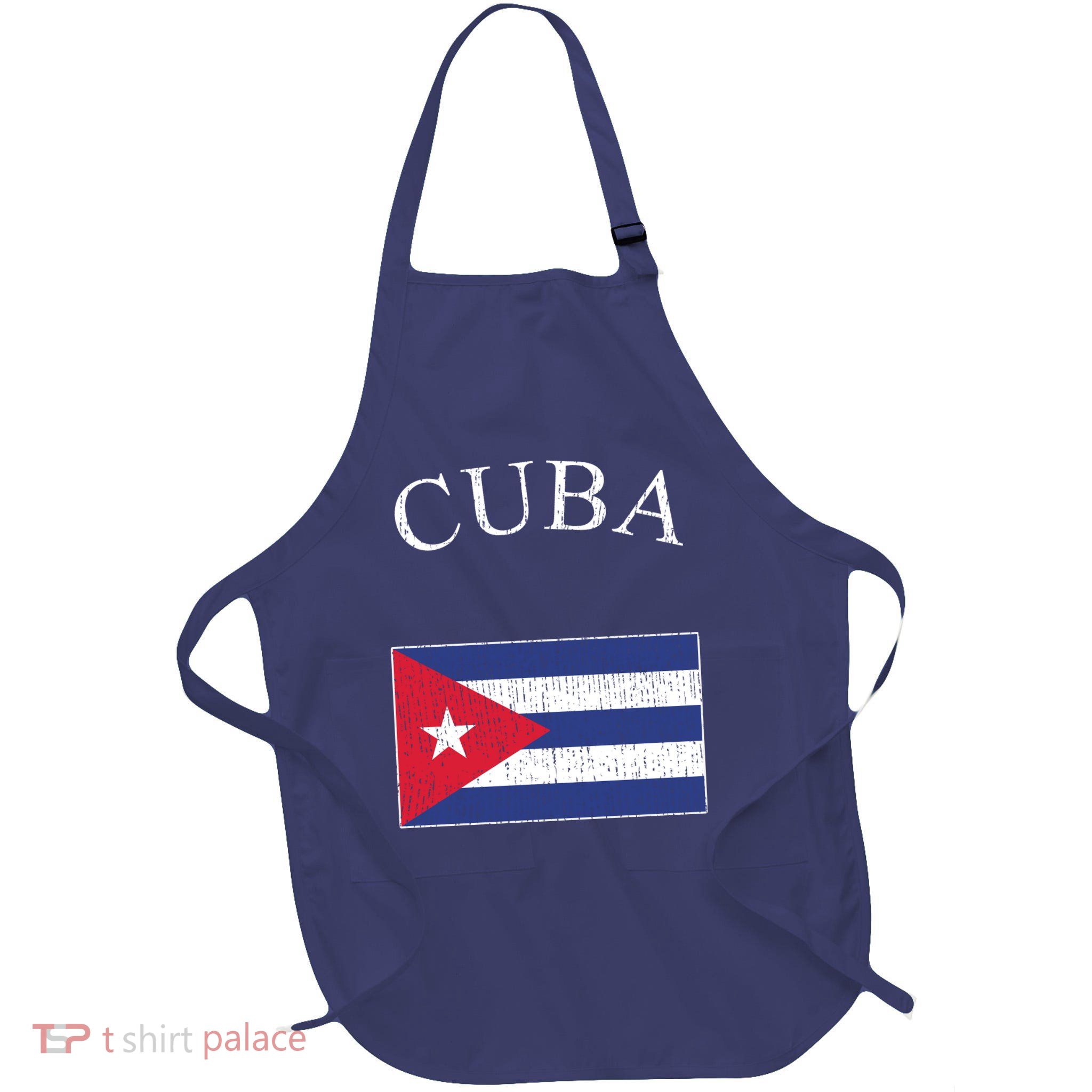 Vintage Sports Design Cuban Flag Apron