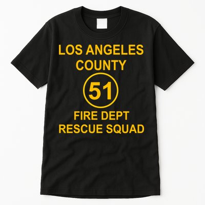 Vintage Squad 51 Fire Dept Tall T-Shirt