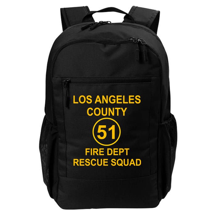 Vintage Squad 51 Fire Dept Backpack