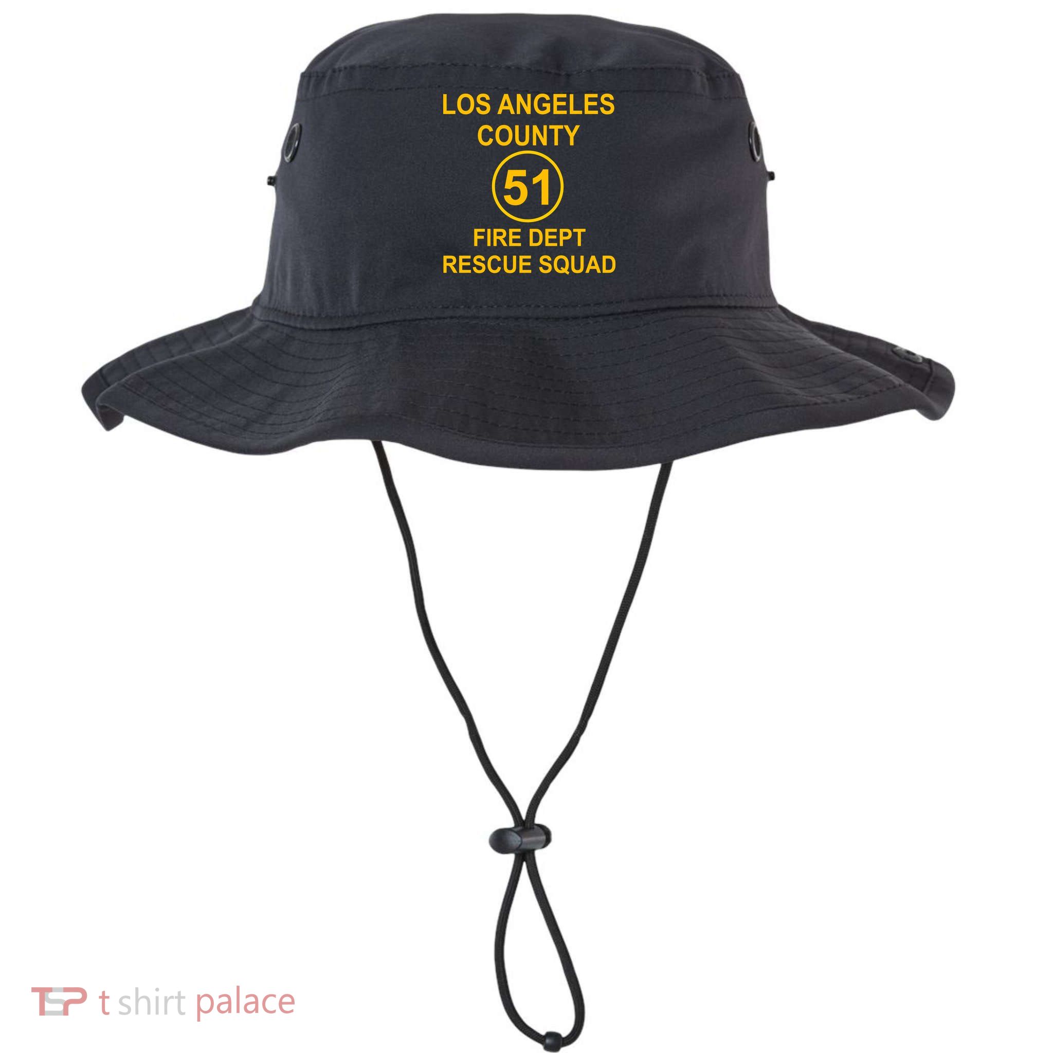 Vintage Squad 51 Fire Dept Bucket Hat