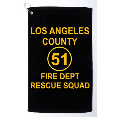 Vintage Squad 51 Fire Dept Golf Towel