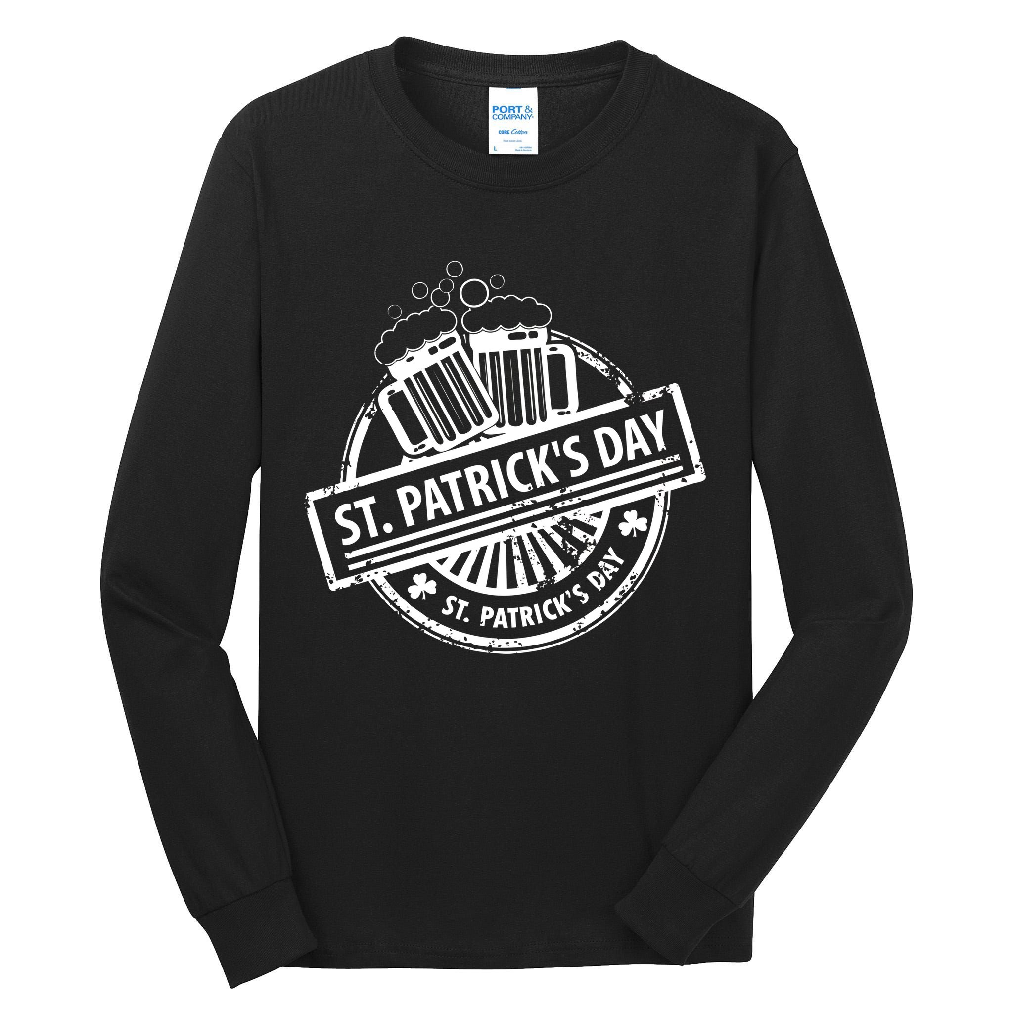 Vintage St. Patrick's Day Beer Tall Long Sleeve T-Shirt