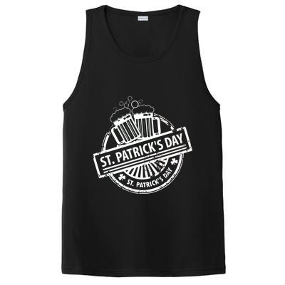 Vintage St. Patrick's Day Beer PosiCharge Competitor Tank