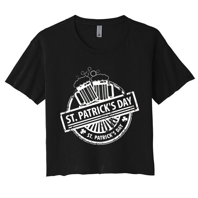Vintage St. Patrick's Day Beer Crop Top